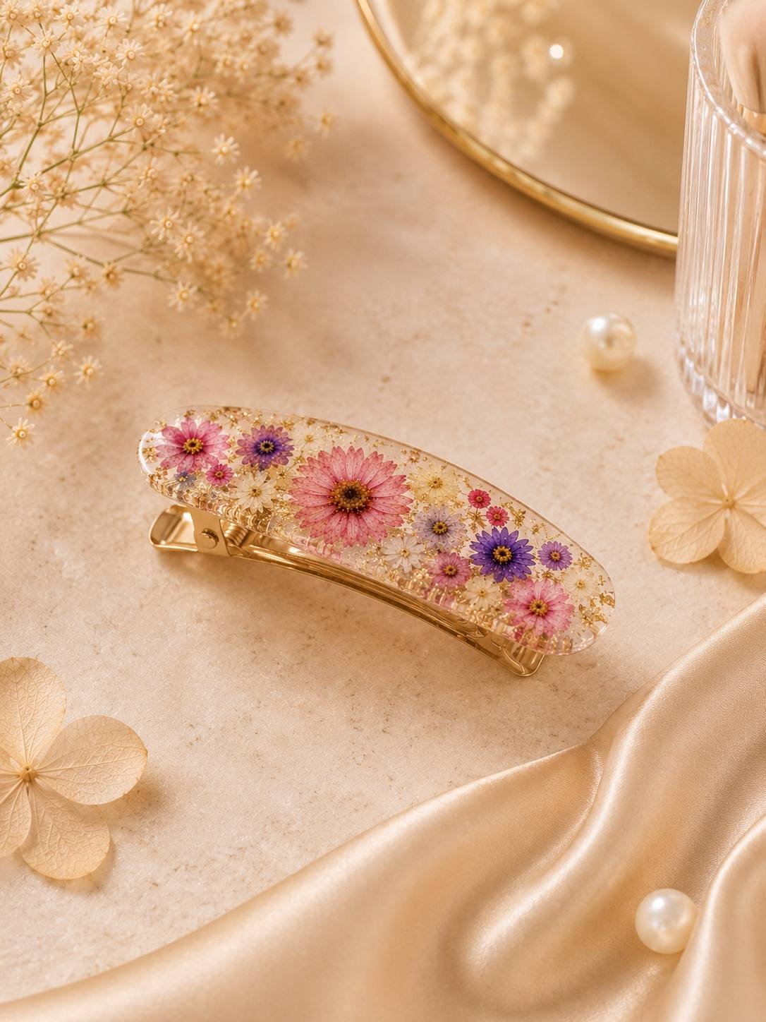 Rose Gold Crystal Earrings