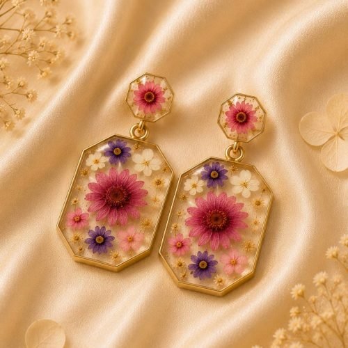 Elegant Gemstone Bridal Earrings